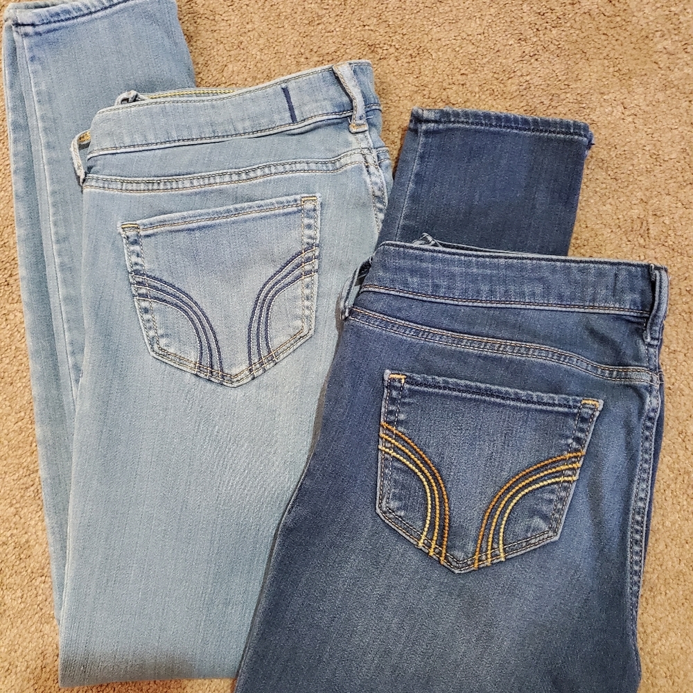 Hollister Jeans, 2-pairs, size 9S